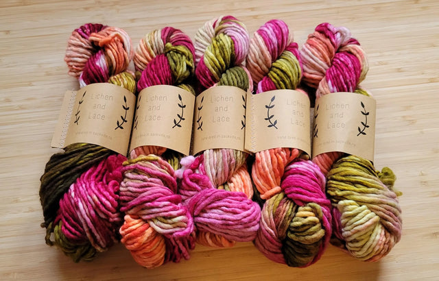 Lichen and Lace 80/20 Bulky Yarn Traveler & Haberdashery