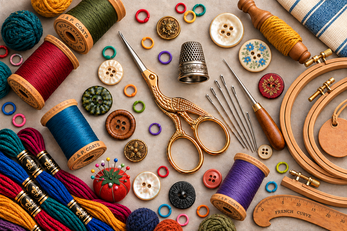 For Your Project Bag,
Sewing Basket &
Favourite Corner