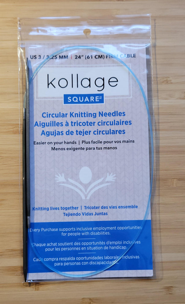 Kollage Circular Firm US 3 (3.25 mm) 24 inch/61 cm