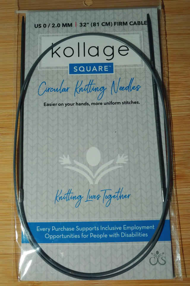 Kollage Circular Firm US 0 (2.0 mm) 32"/81 cm Yarn Traveler & Haberdashery