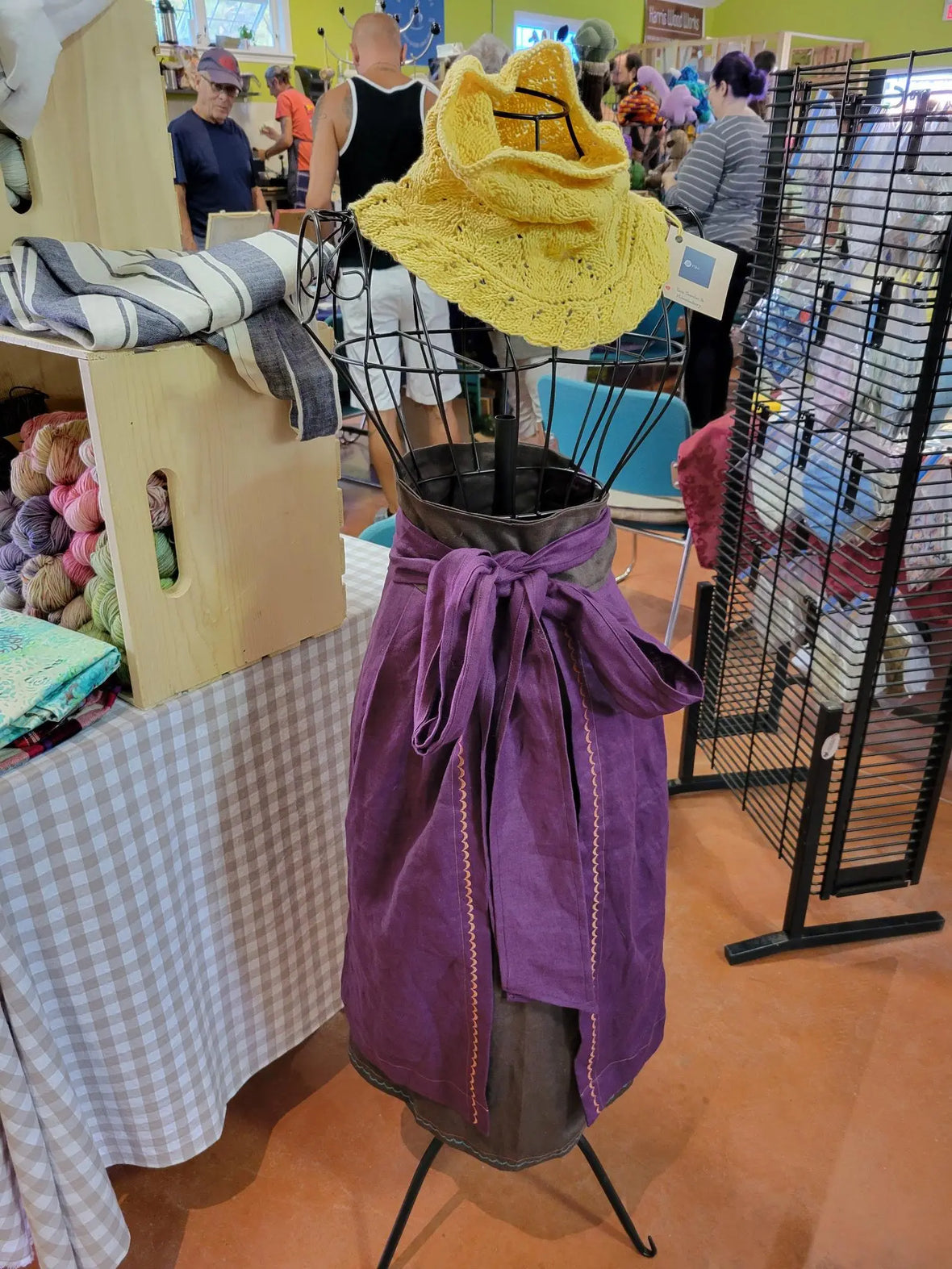 Sofia Apron Yarn Traveler & Haberdashery