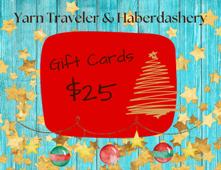 Yarn Traveler & Haberdashery Christmas Gift Card/Certificate Yarn Traveler & Haberdashery