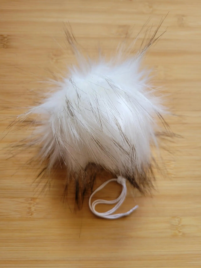 Faux Fur Pompoms Artic Fox Yarn Traveler & Haberdashery