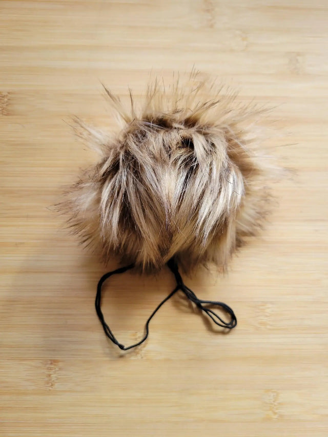 Faux Fur Pompoms Wildcat Yarn Traveler & Haberdashery