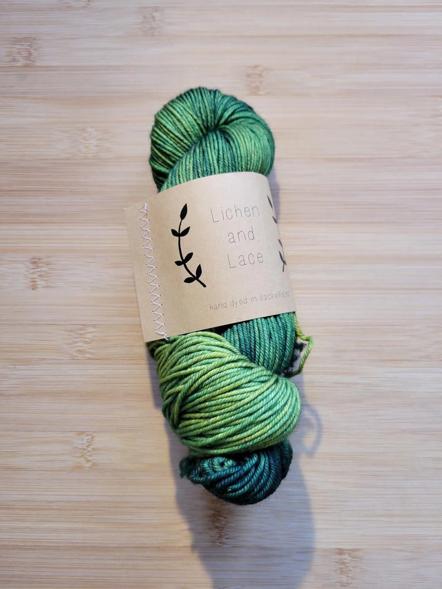 Lichen and Lace Superwash Merino Worsted Yarn Traveler & Haberdashery